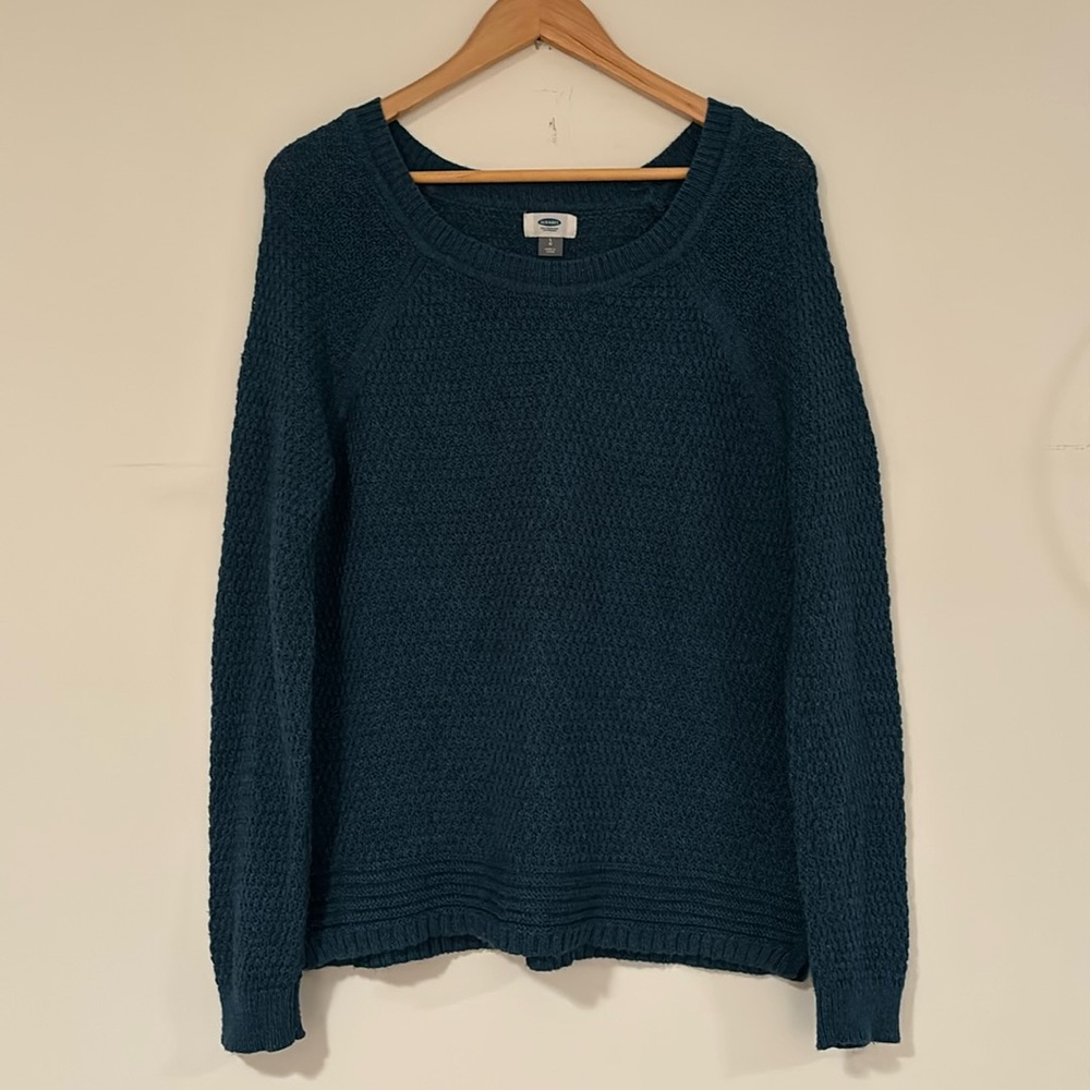 Old Navy Teal Blue Lightweight Sweater